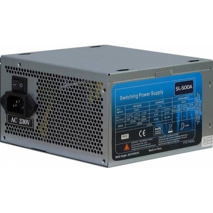 sursa atx 500w inter tech sl 500 plus 500w psu sl 500