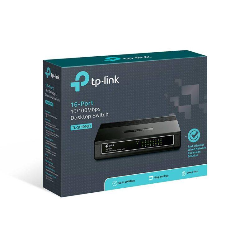 switch 16 porturi tp link tl sf1016d 10 100mbs 3