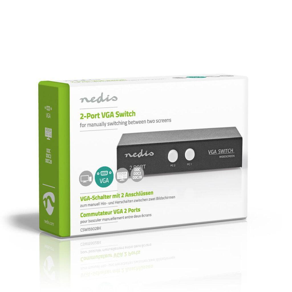 switch vga 2 porturi nedis 7