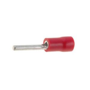 terminal papuc cu pin din sarma 19mm 05 15mm2 crimpat izolata rosu ninigi st 070 r
