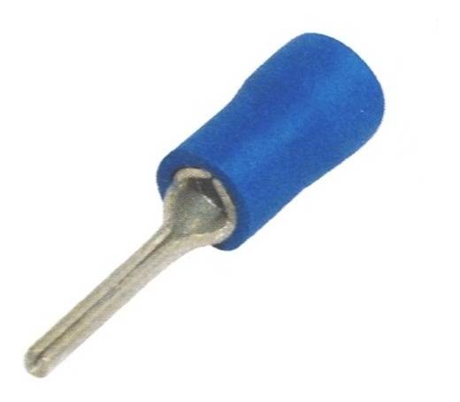 terminal papuc cu pin din sarma 19mm 15 25 mm2 crimpat izolata albastru ninigi st 070 b