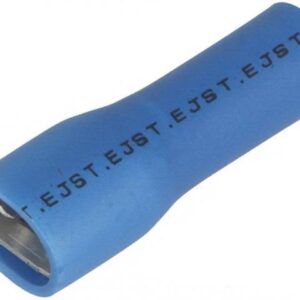 terminal papuc plat 48mm 05mm mama 1 25 mm2 crimpat pe cablu albastru jst lvddf2 187a 5