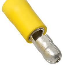 terminal papuc rotund tata 5mm 4 6mm2 crimpat pe cablu izolata galben bm group bm 00330