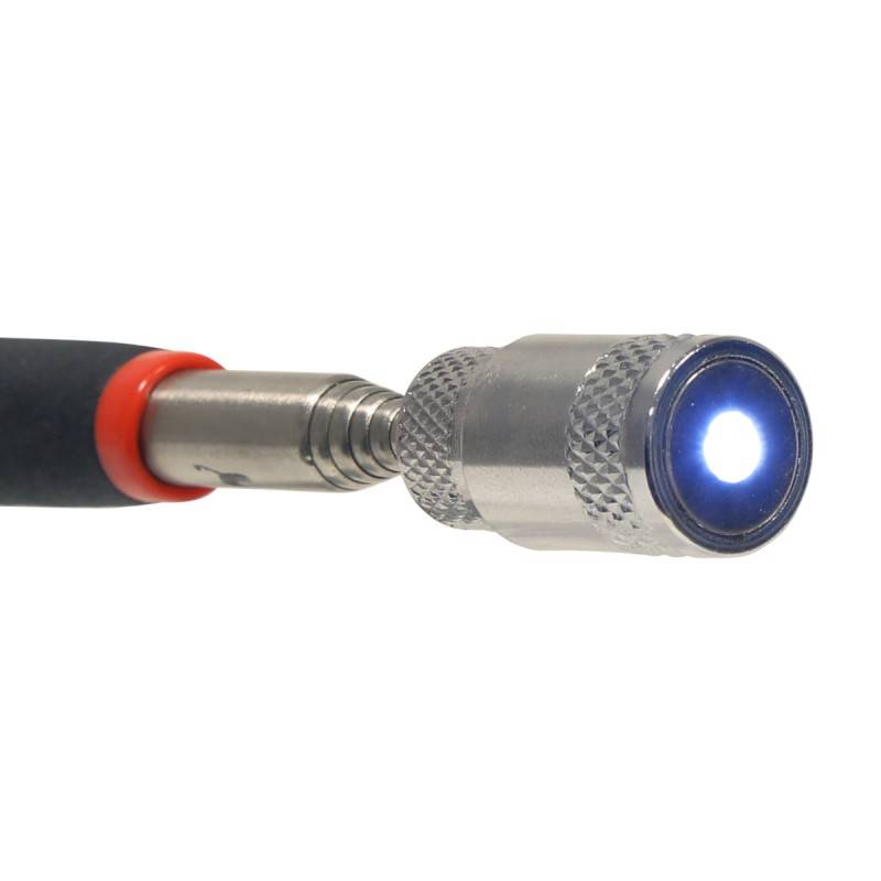 tija telescopica cu magnet si led 190 800mm proline 1