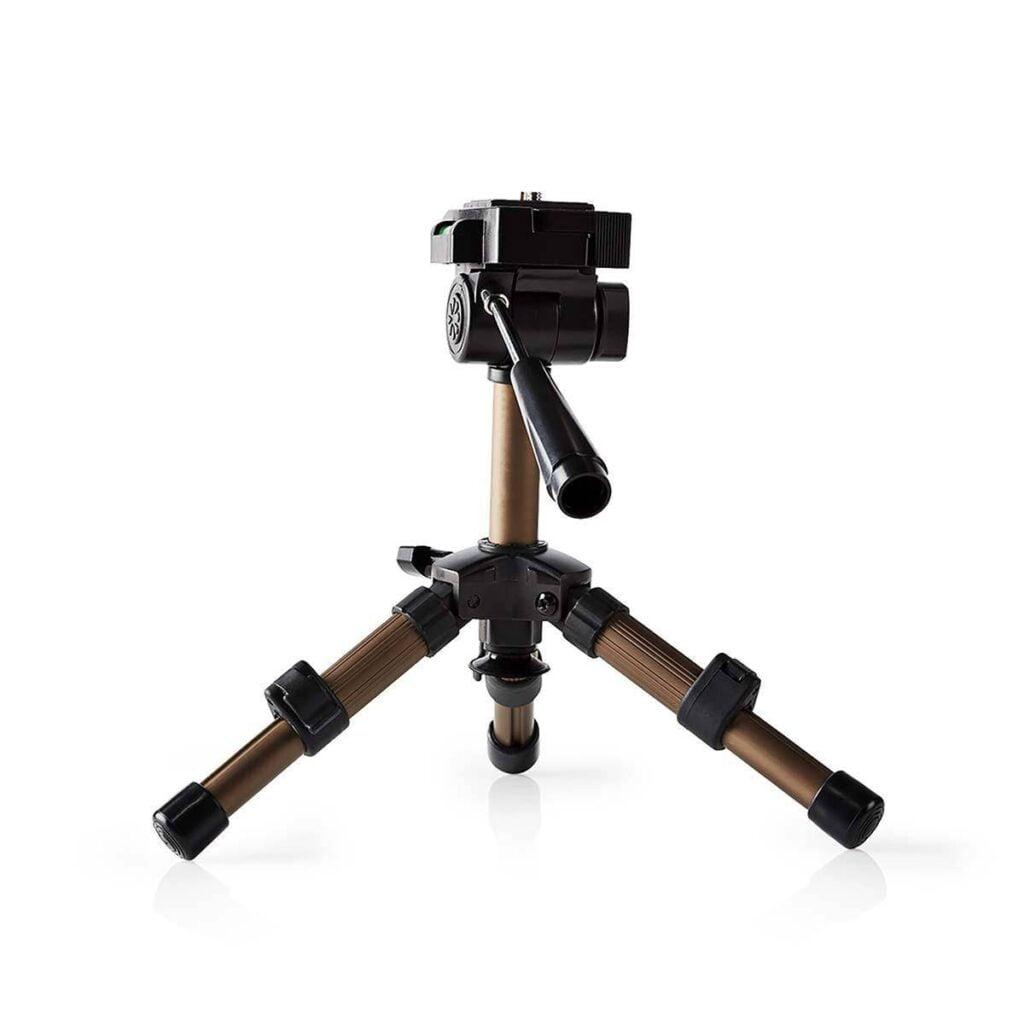 tripod profesional extensibil aluminiu 22cm capacitate max 1kg argintiu nedis 5