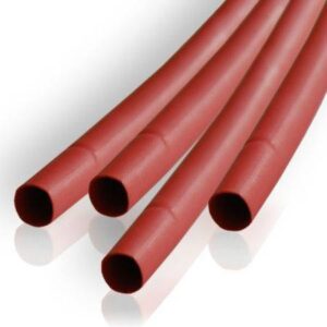 tub termocontractabil 8mm 4mm rosu 05m kemot