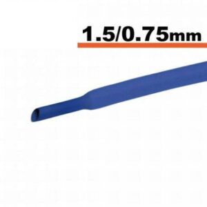tub termocontractibil albastru 15mm 075mm 05m