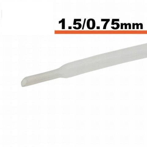 tub termocontractibil transparent 15mm 075mm 05m