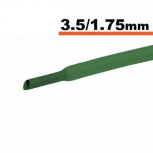tub termocontractibil verde 3mm 15mm 05m