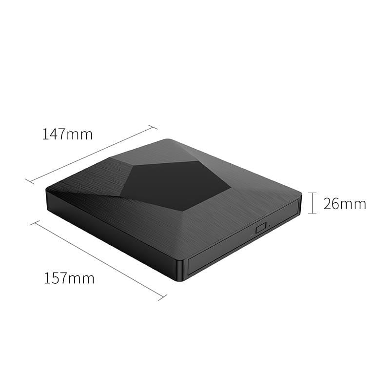 unitate optica externa slim dvd orico xd007 neagra 1