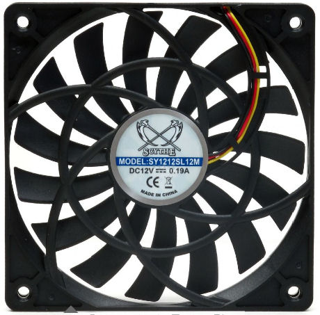 ventilator 120x120x12mm 12v scythe sy1212sl12m