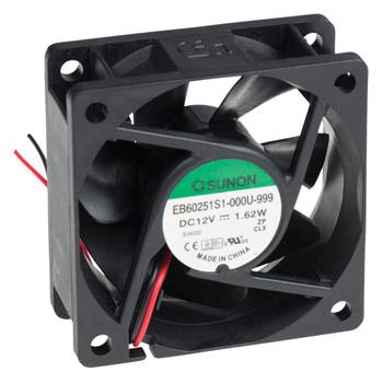 ventilator 12v 60x60x25mm sunon 4500rpm 217cfm 34dba