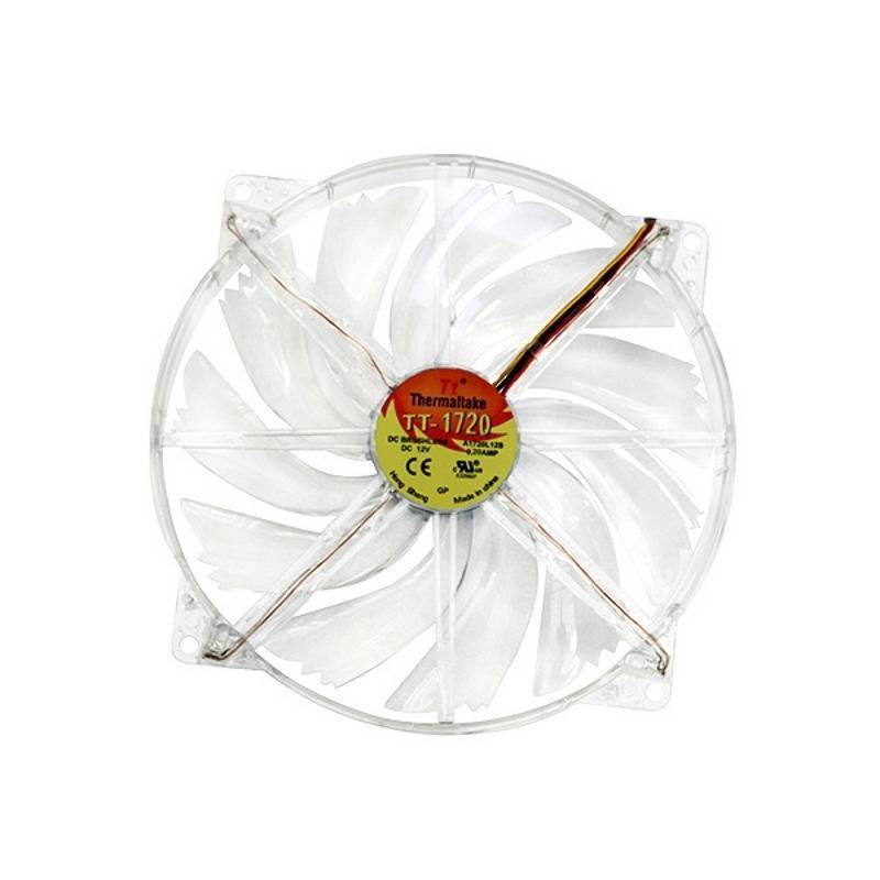 ventilator 200mm blue led silent fan 12v 3