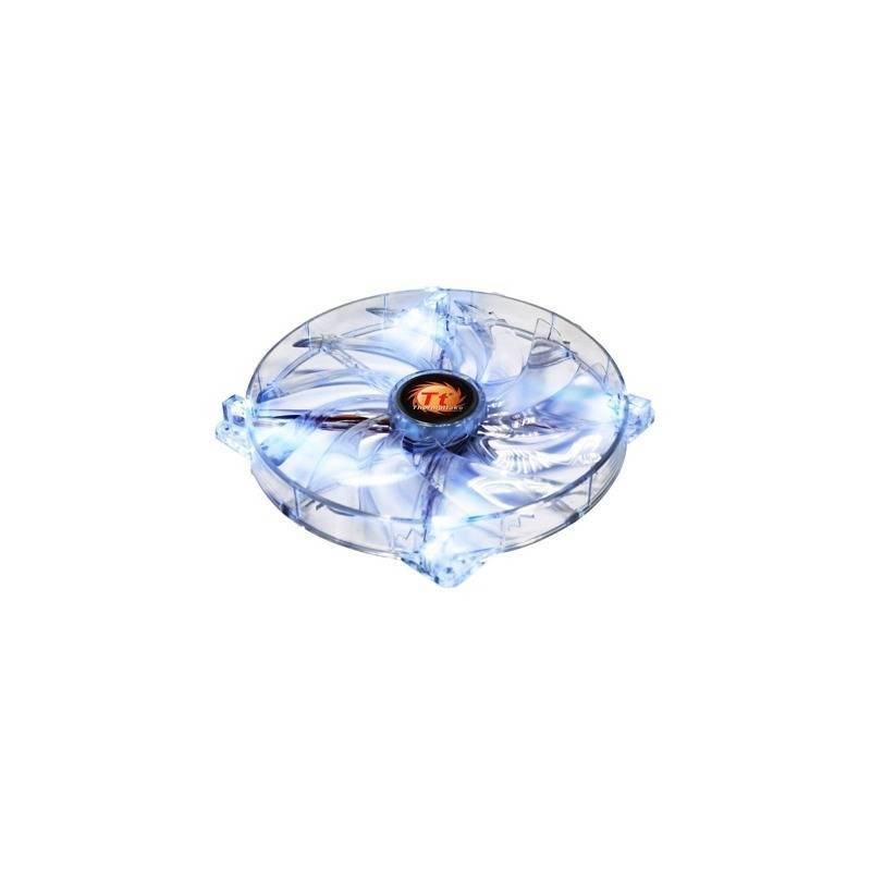 ventilator 230mm blue led silent fan 12v 1