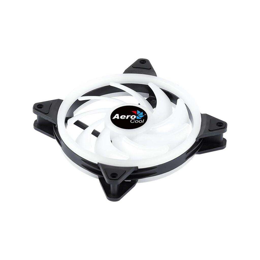 ventilator aerocool duo 140x140x25mm iluminare argb rulmenti de tip hydraulic bearing 1000 rpm 2