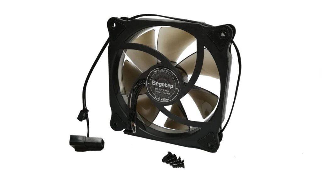 ventilator albastru segotep halo 12 120mm blue led fan 12v 4