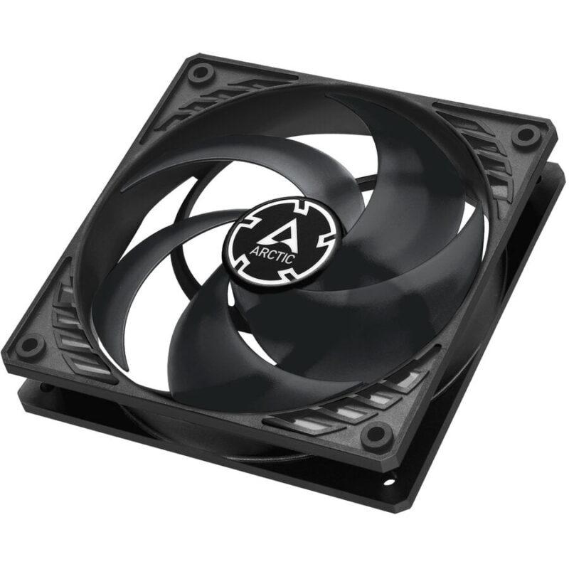 ventilator arctic ac p12 pwm pst black transparent 120x120x25 mm 200 1800rpm 4pin acfan00134a 1