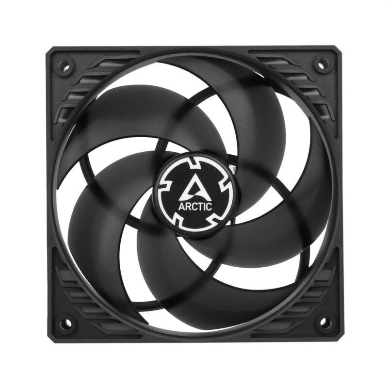 ventilator arctic ac p12 pwm pst black transparent 120x120x25 mm 200 1800rpm 4pin acfan00134a 2