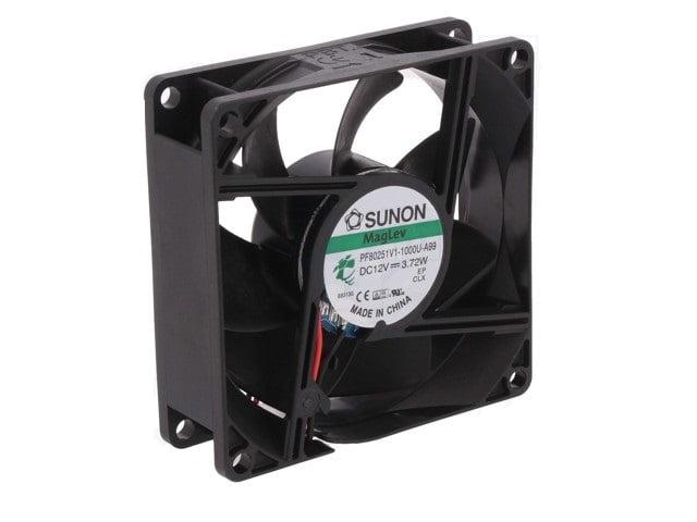 ventilator dc axial 12vdc 80x80x25 mm 4800rot min 1014m3 h 447dba vapo sunon pf80251v1 1000u a99 1