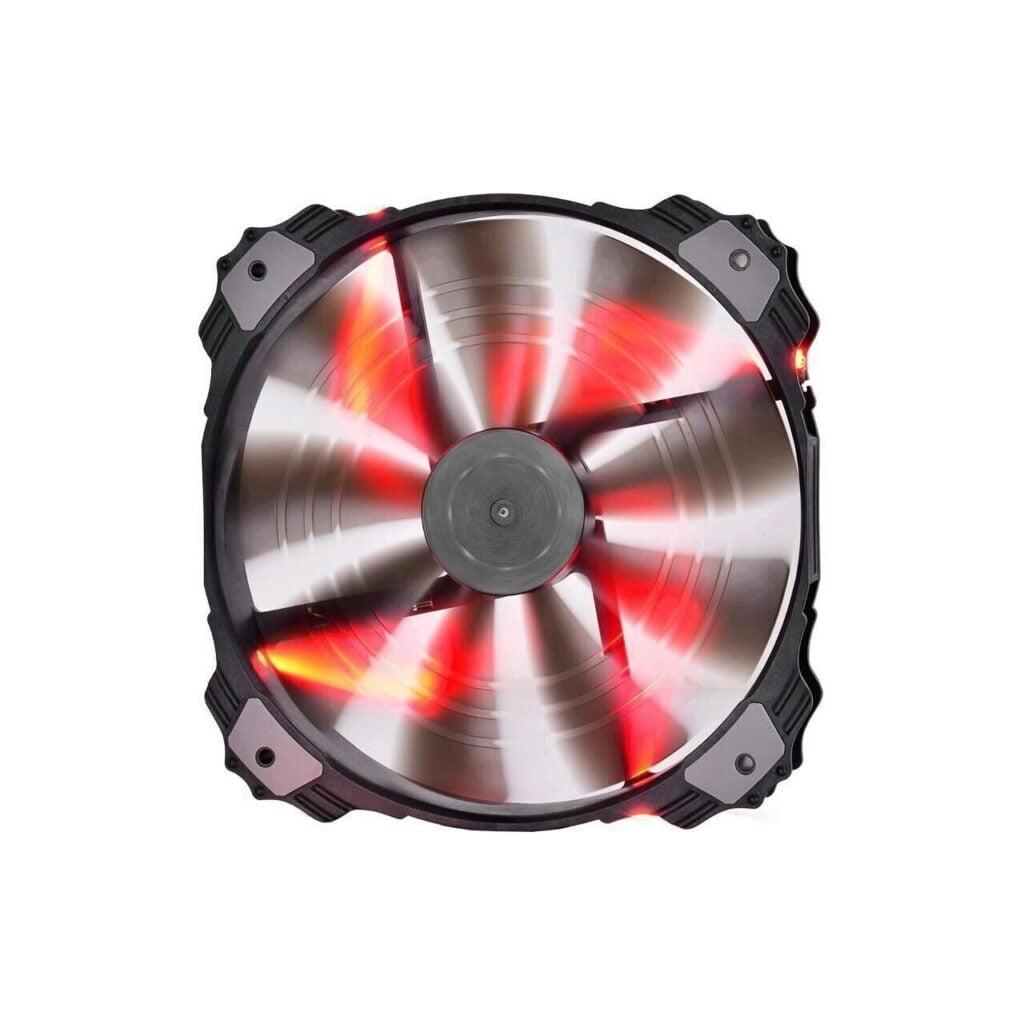 ventilator deepcool xfan 200 red 200mm iluminare rosie