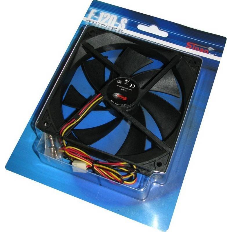 ventilator inter tech sinanpower f 120 s 120mm silent 12v 2