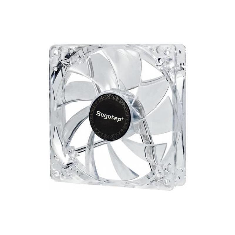 ventilator rosu segotep yf 12 120mm red led fan 12v