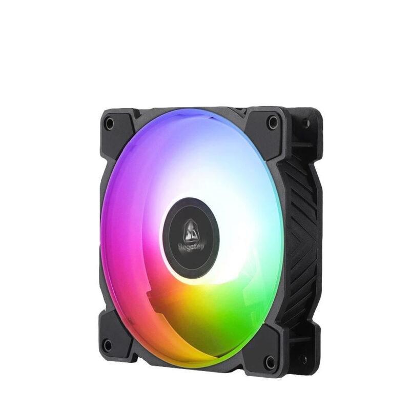 ventilator segotep 120mm iluminare rgb 1100rpm 397cfm 120x120x25mm 1