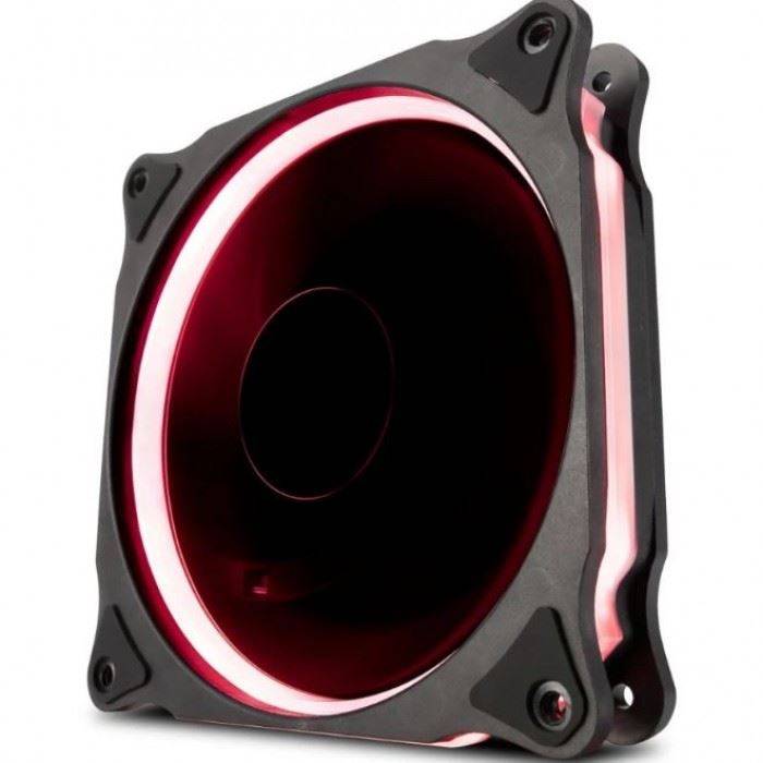 ventilator segotep halo 12 120mm iluminare rosie 12v 1