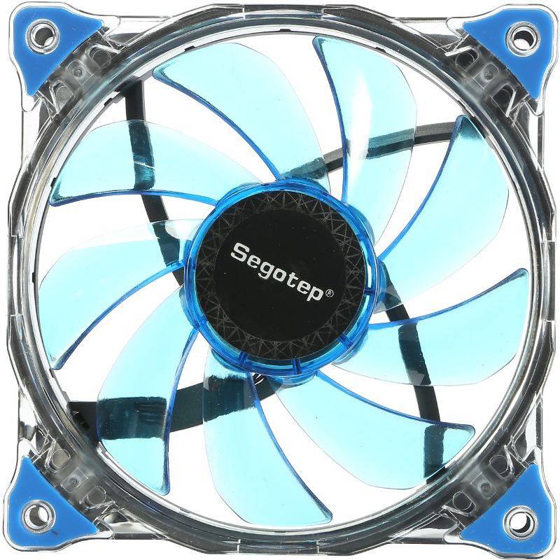 ventilator segotep polar wind 12cm cu iluminare albastra polarwnd bl bulk 3