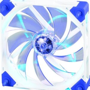 ventilator sf f101 blue led fan 120mm 12v