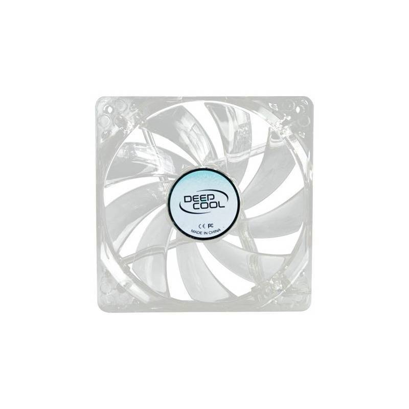 ventilator xfan 120l r clear 120mm led red fan deepcool 12v