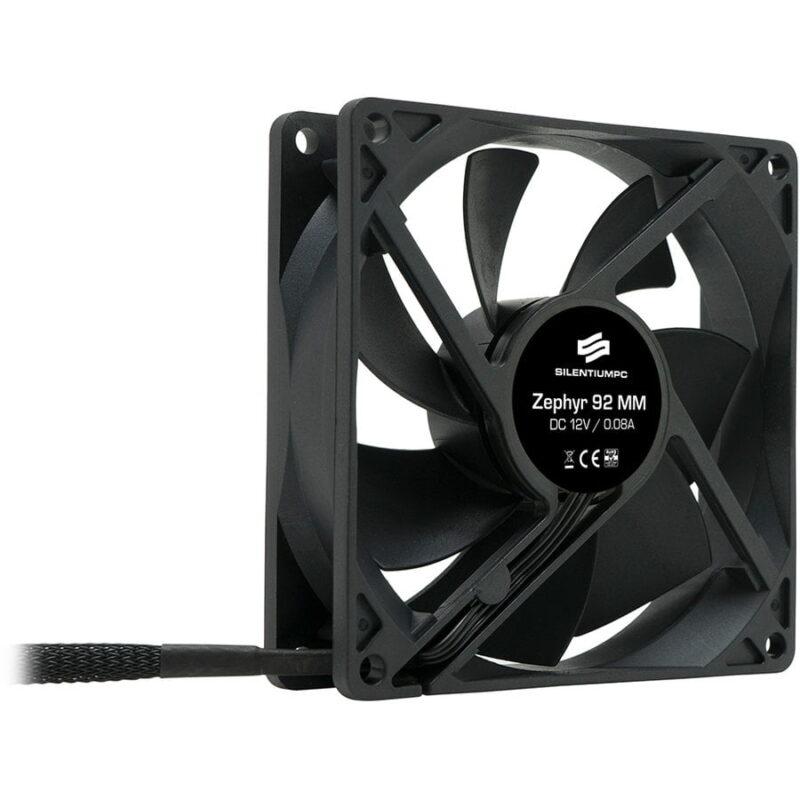 ventilator zephyr 92 spc015 92 x 92 x 25mm 1300rpm silentium pc 1