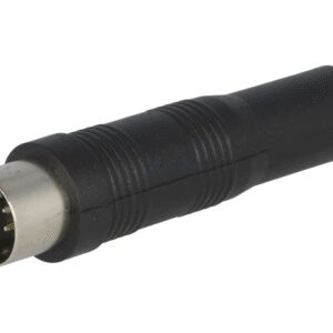 Adaptor DIN 5pin mufa tata - mama Jack 6.3 mm soclu 180 grade stereo PIN 5 JC63G-DIN5W