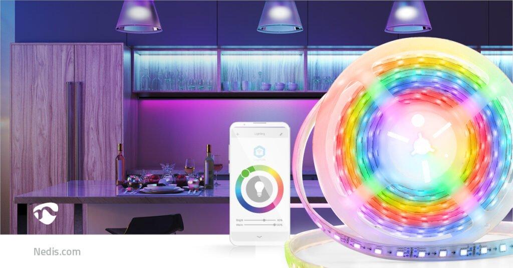 banda-led-smart-wi-fi-rgb-700lm-ip65-5m-nedis