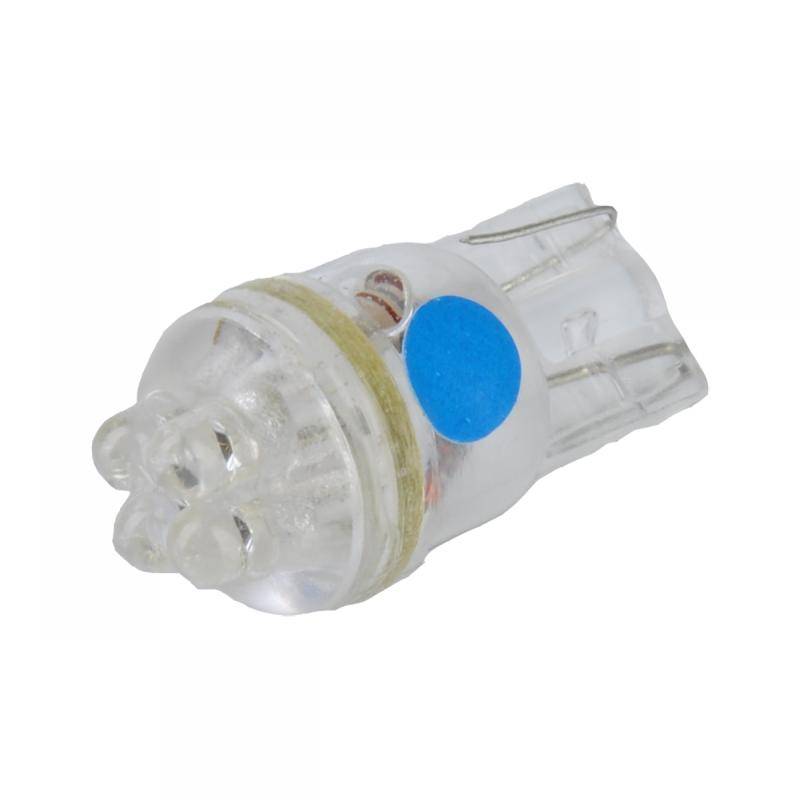 bec auto 12v t10 4led albastru vipow