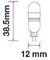bec led g4 12v 15w 160lm 4000k alb neutru v tac 2
