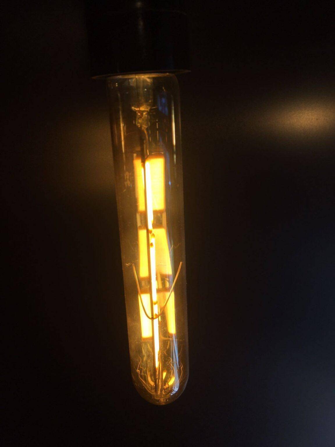 bec led t30 e27 cu filament 6w 2200k alb cald v tac 2
