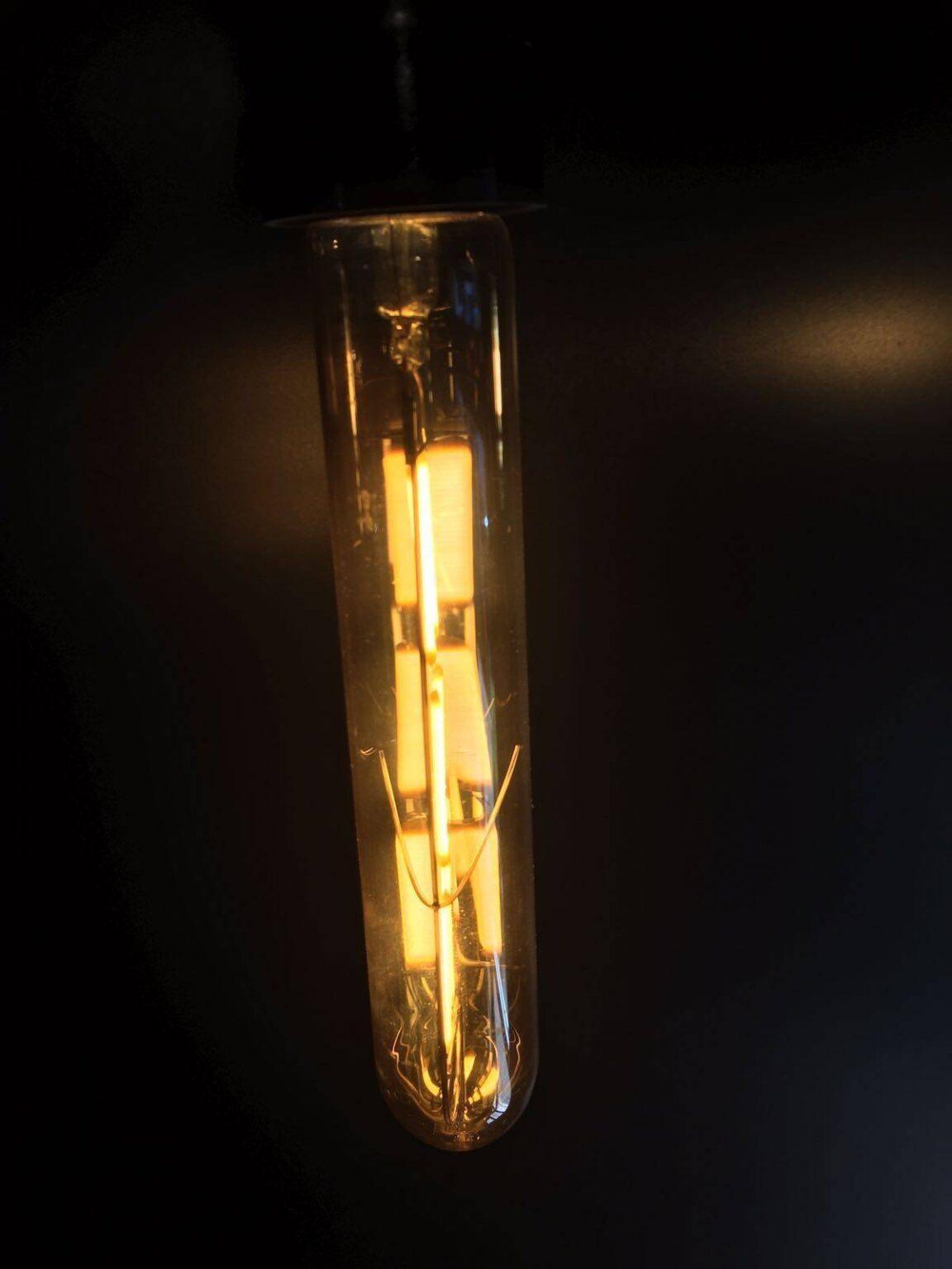 bec led t30 e27 cu filament 6w 2200k alb cald v tac 3