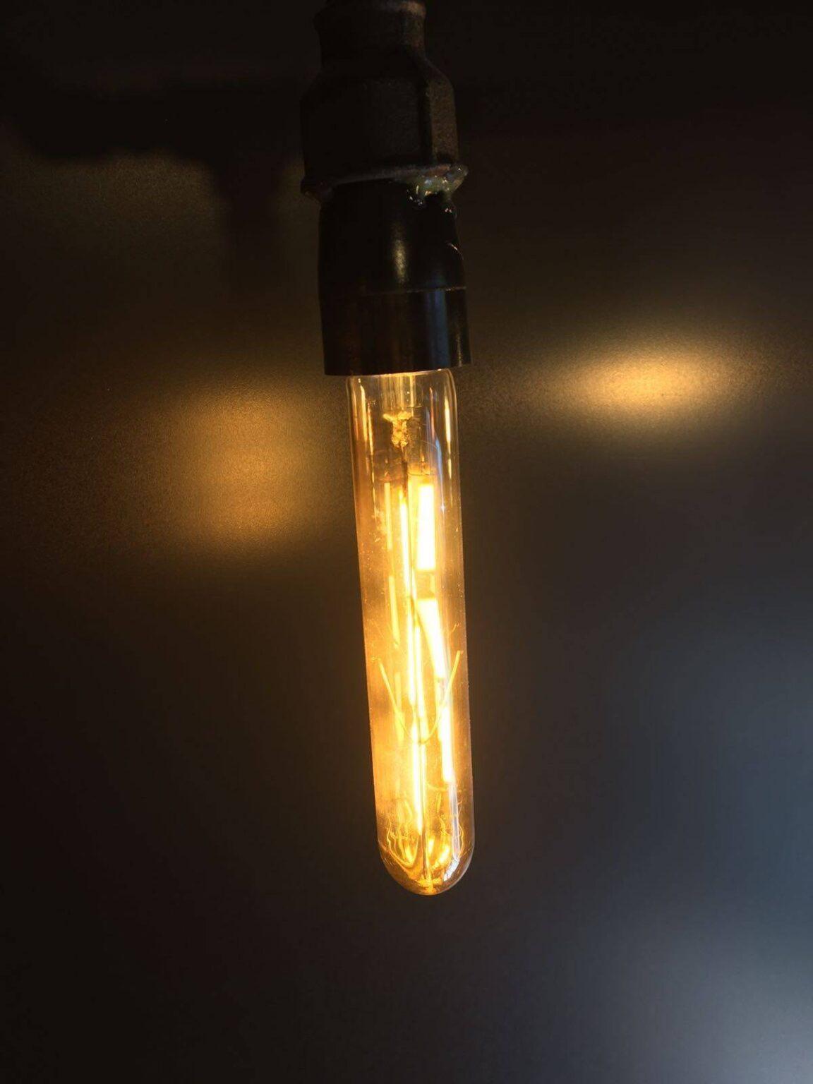 bec led t30 e27 cu filament 6w 2200k alb cald v tac 4