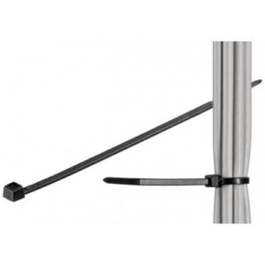 bride plastic negru 25x200mm 100buc de interior exterior fixpoint