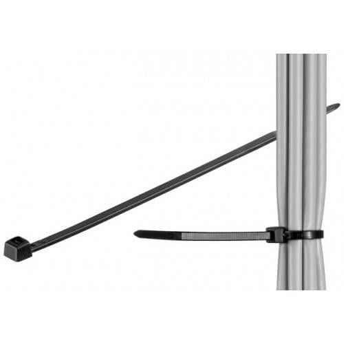 bride plastic negru 25x200mm 100buc de interior exterior fixpoint