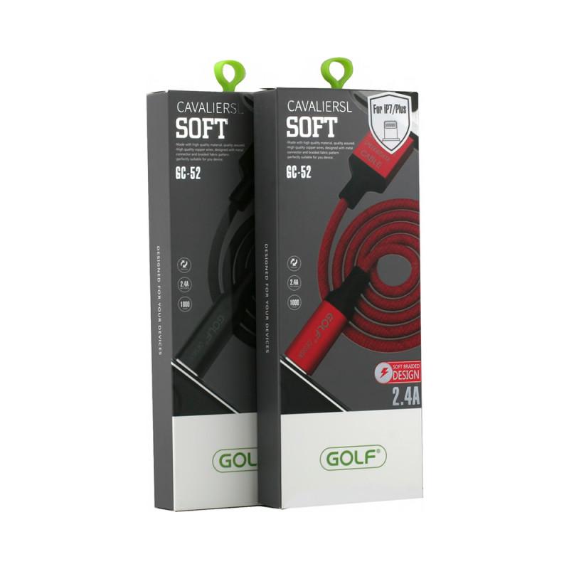 cablu golf soft iphone 52i rosu 1