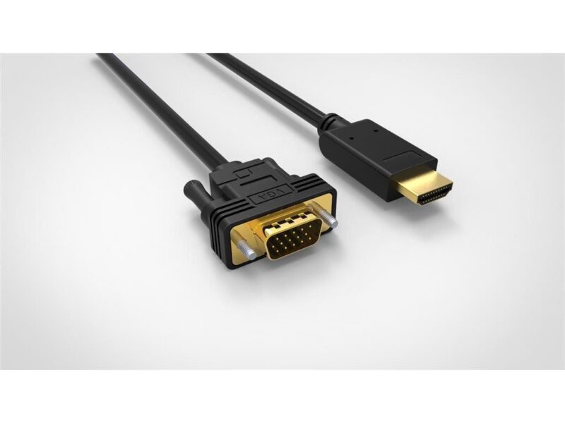 Cablu HDMI cu chip la VGA 1.8m Well