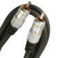 Cablu RCA mufa tata x1 din ambele parti 1.8m aurit negru PROLINK TCV3010-1.8