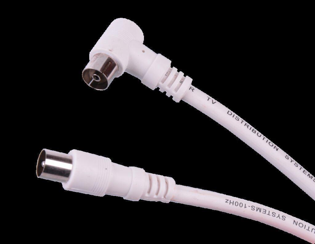 cablu rf video 100hz hdtv 90 alb 15m