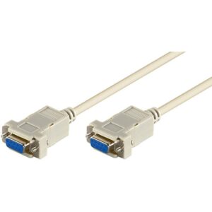 cablu serial null modem 2m rs232 db9 mama mama goobay