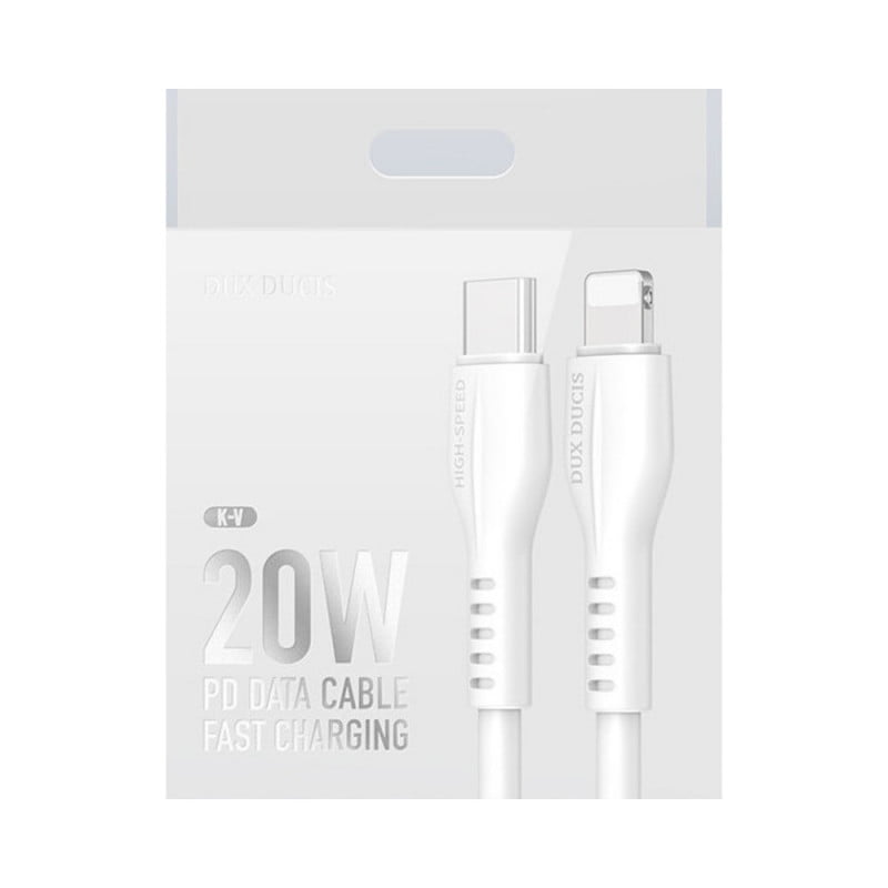 cablu-type-c-iphone-lightning-1m-3a-20w-alb-dux-ducis