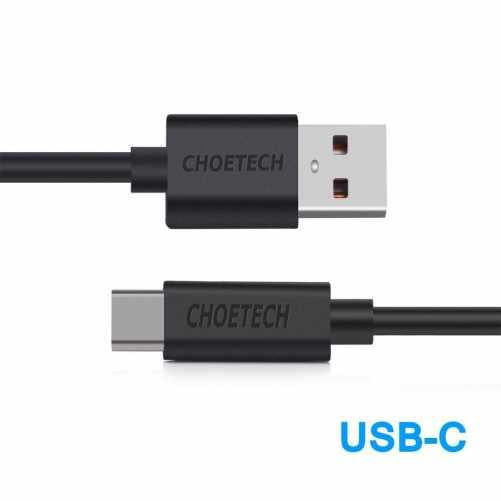 cablu usb 20 a tata usb type c choetech ac0003 24a 2m negru 3