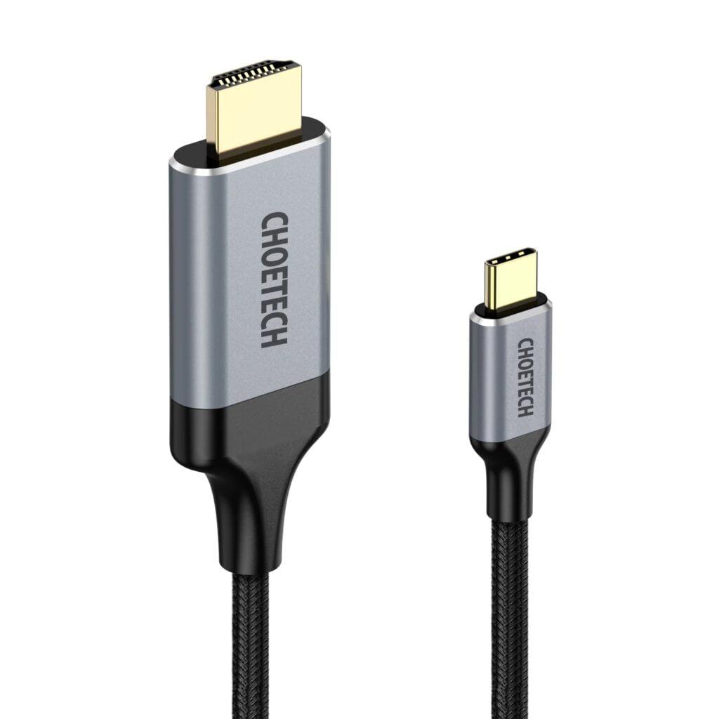 Cablu USB type C - HDMI 4K 60Hz 2m negru Choetech CH0020-BK
