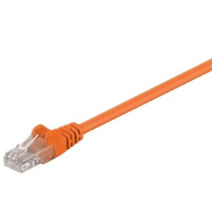 cablu utp 5m portocaliu patchcord cat5e 2x rj45 cca neecranat goobay
